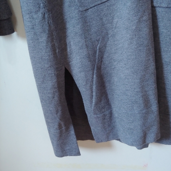 ISAAC Mizrahi Gray Duster Cardigan Size M - Picture 6 of 16